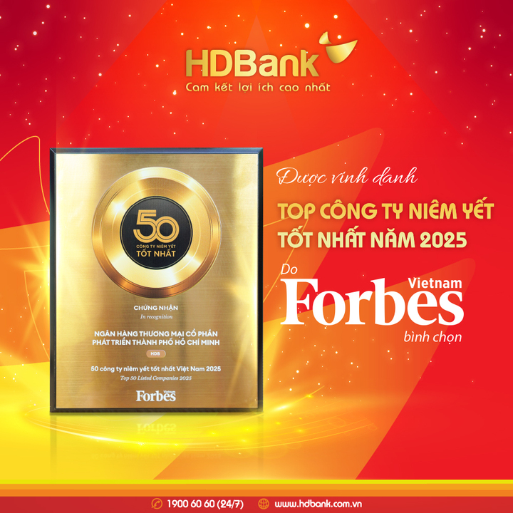 HDBank vào Top 50 Doanh nghiệp niêm yết tiêu biểu nhất 2025 - 3