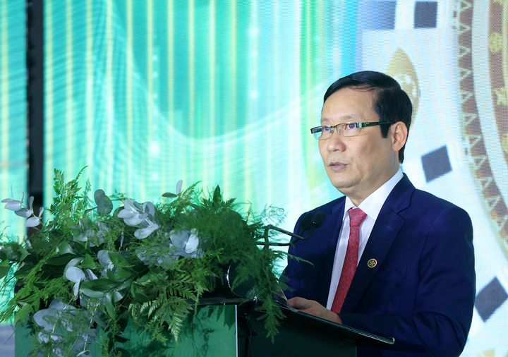Chủ tịch VCCI Phạm Tấn Công phát biểu khai mạc Diễn đàn VCSF 2025.