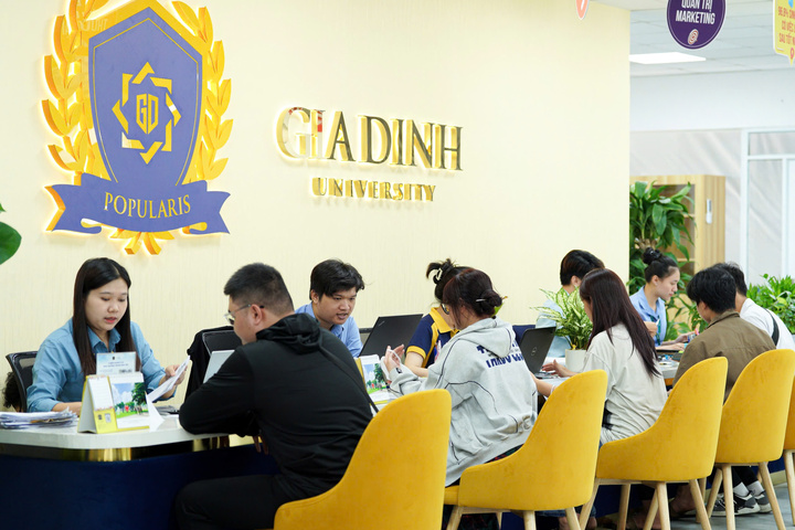 Điểm chuẩn trường ĐH Gia Định từ 15 - 22,5 điểm.
