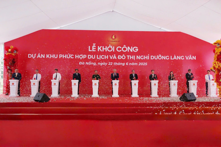 Khu phức hợp Du lịch và Đô thị Nghỉ dưỡng Làng Vân đã khởi công ngày 22/6/2025.