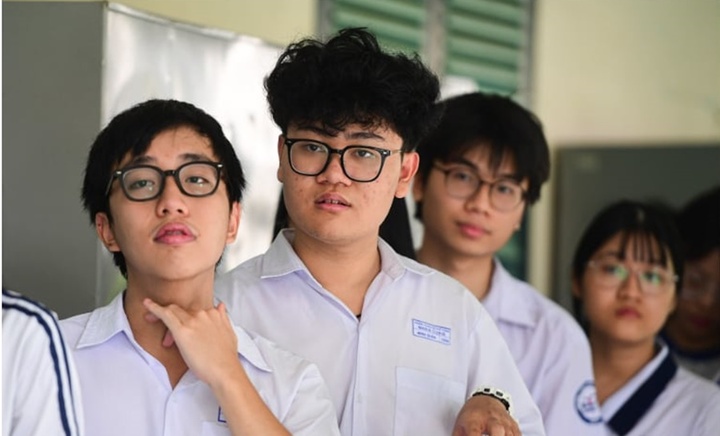 បេក្ខជនប្រឡងបាក់ឌុបឆ្នាំ២០២៥។ (រូបថត៖ Nguyen Hue)