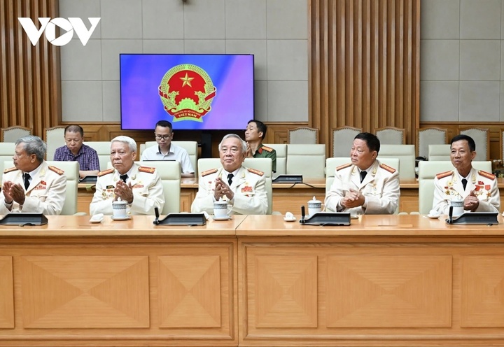 Các cán bộ của Ban Liên lạc Công an chi viện chiến trường miền Nam