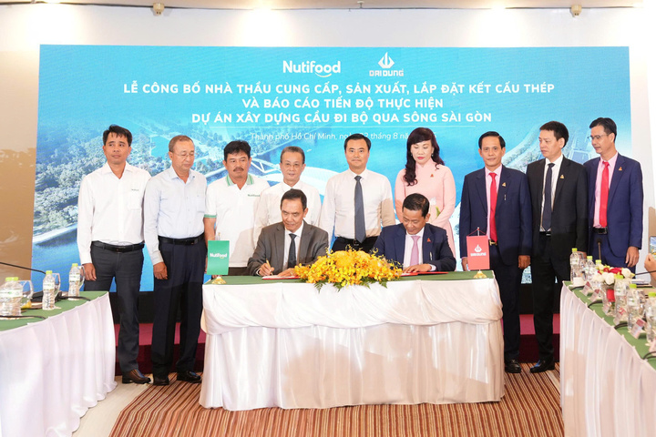 Nutifood ประกาศรายชื่อผู้รับเหมาโครงสร้างเหล็กสำหรับโครงการสะพานคนเดินแม่น้ำไซง่อน - 1