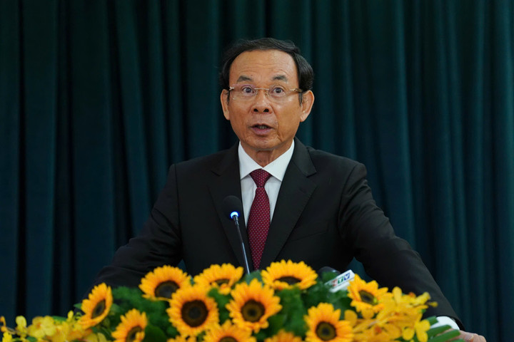 Ông Nguyễn Văn Nên thôi làm Bí thư TP.HCM, trở lại Hà Nội nhận trọng trách mới. (Ảnh: Lương Ý)