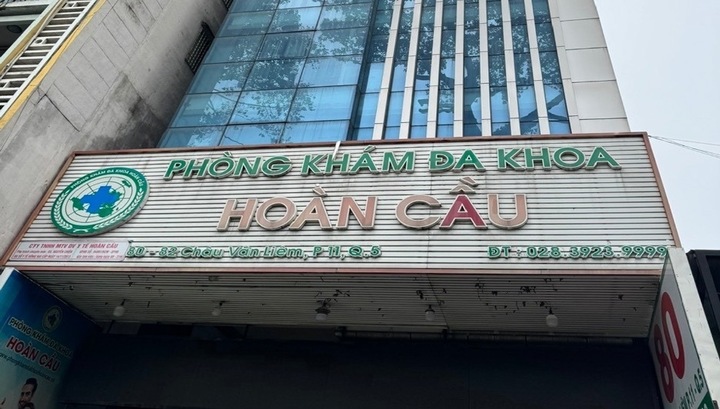 Phòng khám Đa khoa Hoàn Cầu. (Ảnh: Sở Y tế TP.HCM)