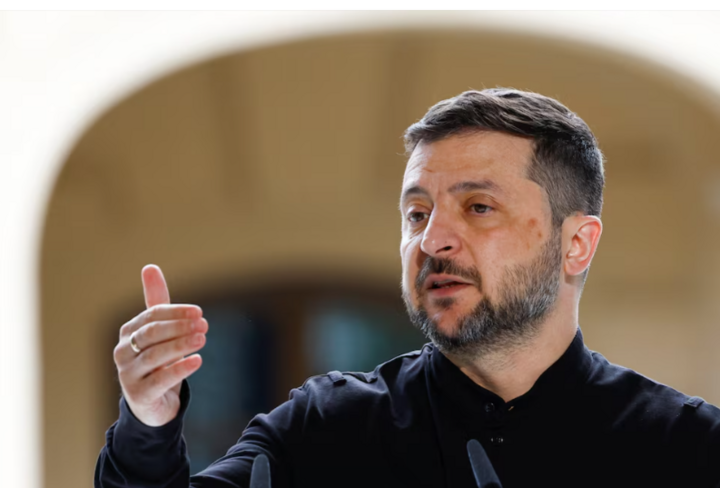 Tổng thống Ukraine Volodymyr Zelensky.