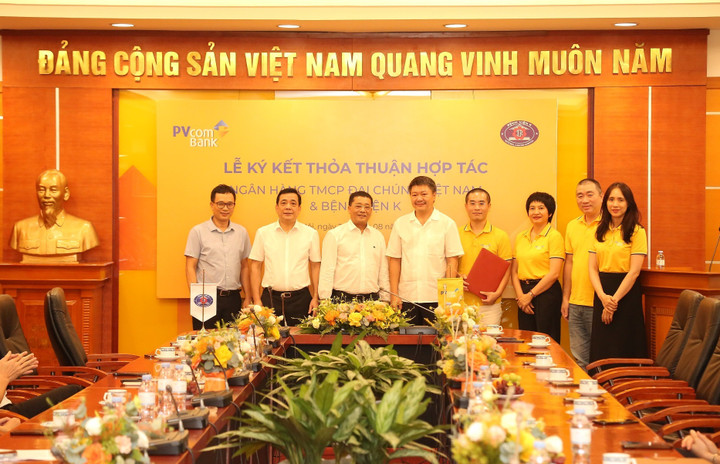 PVcomBank và Bệnh viện K hợp tác thúc đẩy chuyển đổi số trong lĩnh vực y tế.