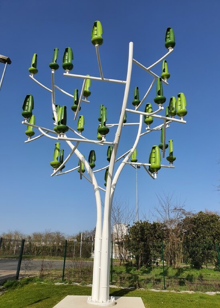 "Cây phát điện" trên đường phố tại Pháp. (Nguồn: Newworldwind)