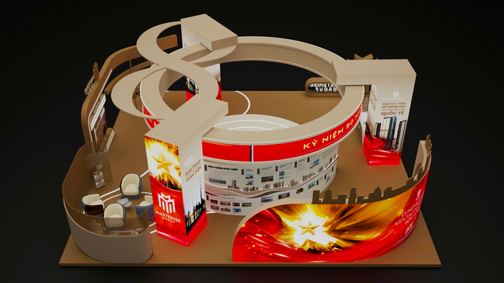 Thông qua hoạt động triển lãm, Masterise Group mong muốn chia sẻ tới công chúng khát vọng và tầm nhìn cùng quốc gia kiến tạo một Việt Nam hùng cường, phồn vinh bền vững trong kỷ nguyên mới. (Ảnh: Masterise Group)