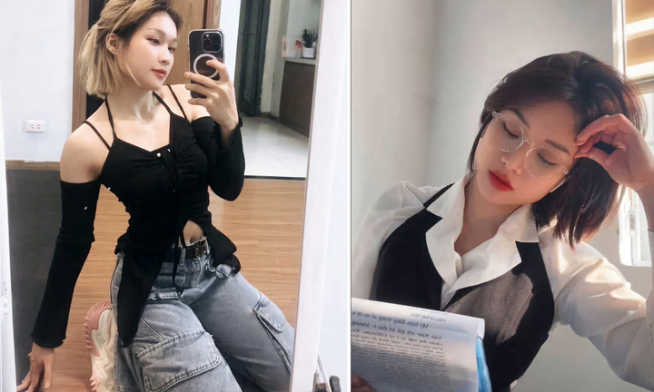 Hình ảnh đời thường của Hoàng Hằng MMA - nhân vật đang gây sốt trên mạng xã hội.