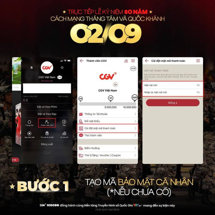 Cách đăng ký xem Lễ diễu binh, diễu hành A80 miễn phí tại rạp chiếu phim - 1