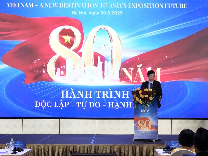 Thứ trưởng Bộ Văn hóa, Thể thao và Du lịch Hồ An Phong cho rằng, triển lãm là động lực thúc đẩy kinh tế và công nghiệp văn hóa.