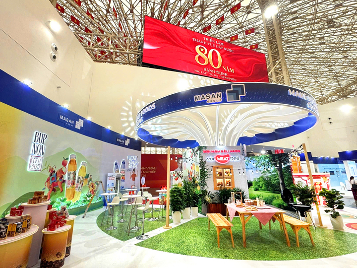 Masan góp mặt tại Triển lãm Thành tựu đất nước 80 năm.