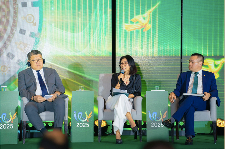 Bà Đỗ Hoàng Anh, Giám đốc Đối ngoại BAT Việt Nam, cho biết doanh nghiệp hiện đang tích hợp đồng bộ năm ưu tiên chiến lược vào hoạt động sản xuất - kinh doanh.