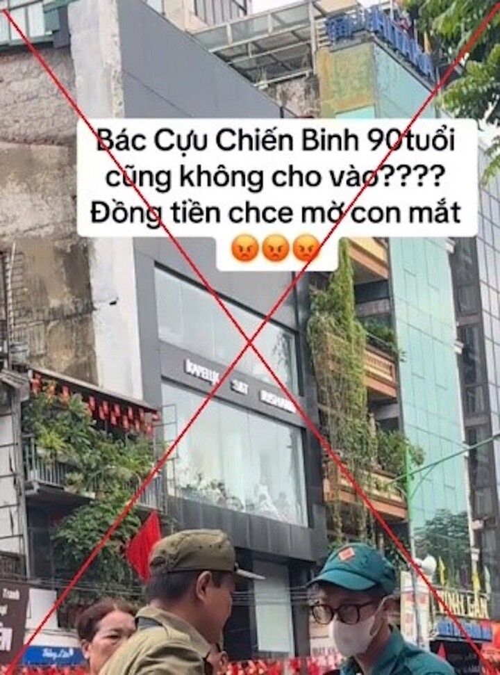 Thông tin sai sự thật trên mạng xã hội.