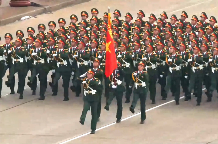 Khối sĩ quan Lục quân.