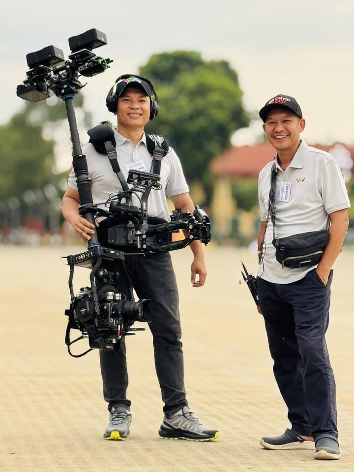 Quay phim Lê Bảo Hân (bên trái) tiết lộ cơ duyên hợp tác cùng VTV.