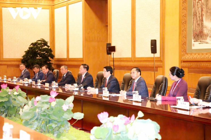 Chủ tịch nước Lương Cường phát biểu tại Hội đàm