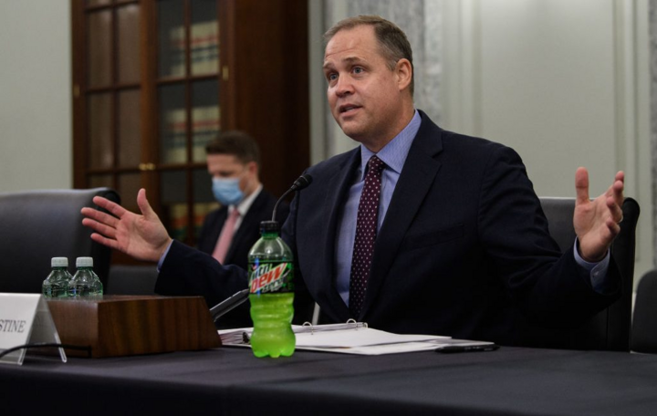 Mantan Administrator NASA Jim Bridenstine pada tahun 2020. (Sumber: Getty Images)