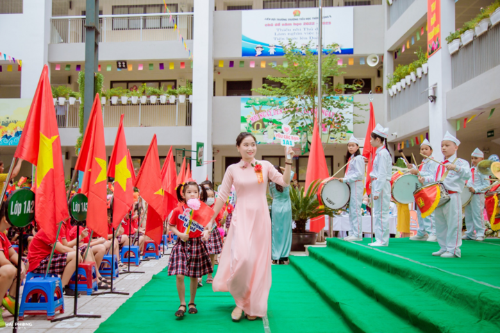 Các trường sẵn sàng cho lễ khai giảng đặc biệt 2025. (Ảnh minh hoạ: Trường Tiểu học Thành Công B, Hà Nội)