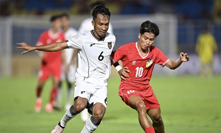 U23 Indonesia bị U23 Lào cầm hòa.