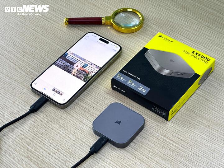 Ổ cứng di động Corsair EX400U: Thiết kế bỏ túi với chuẩn USB4 hàng đầu - 7
