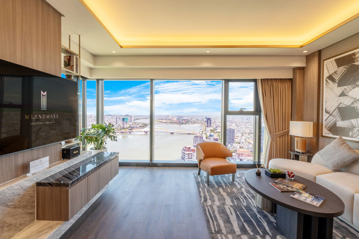Tại M Landmark Residences Đà Nẵng, quý cư dân được thưởng ngoạn trọn vẹn tầm view mãn nhãn ở bất cứ không gian nào.