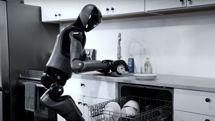Robot sắp thành giúp việc AI: Biết gấp khăn, xếp bát đĩa