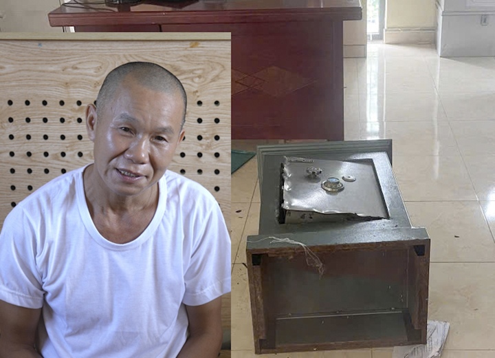 Bằng thủ đoạn đột nhập vào trụ sở Công ty, doanh nghiệp, nhà dân, dùng thanh sắt cứng cậy phá két sắt, Huang Shaoning và đồng bọn thực hiện trót lọt 4 vụ trộm cắp tài sản tại tỉnh Quảng Trị. (Ảnh: Ngô Quang Văn - Công an Quảng Trị)