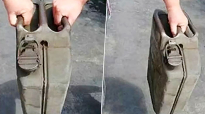 Ba tay cầm - thiết kế tuy nhỏ nhưng mang lại ưu điểm lớn vẫn là chuẩn mực vận chuyển nhiên liệu ngày nay. (Nguồn: Finenews)