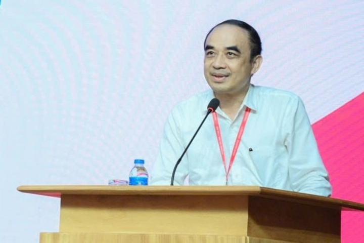 GS.TS Nguyễn Hữu Tú, Hiệu trưởng trường Đại học Y Hà Nội. (Ảnh: HMU)