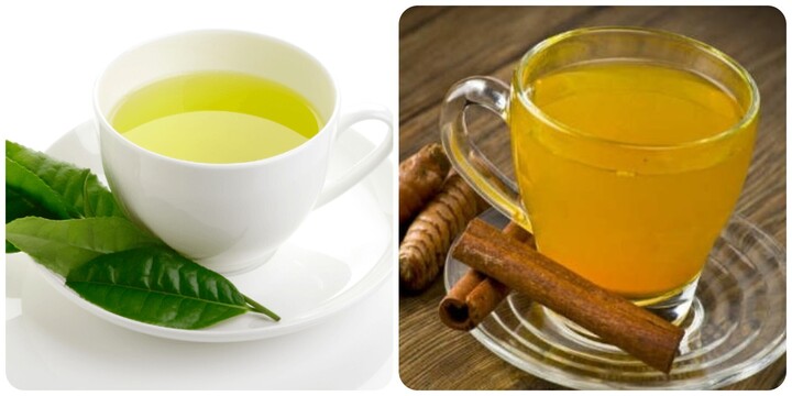 Trà xanh và nghệ là thức uống lành mạnh, ngừa ung thư hiệu quả