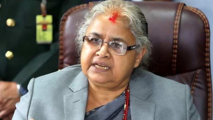 Bà Sushila Karki.