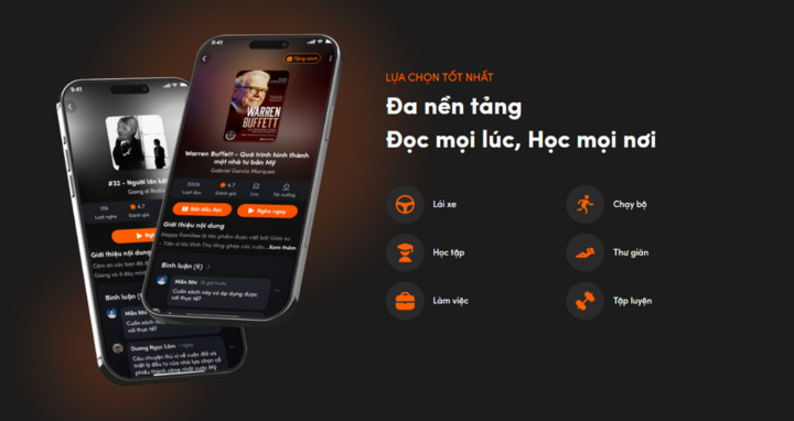 Độc giả có thể đọc mọi lúc, mọi nơi.