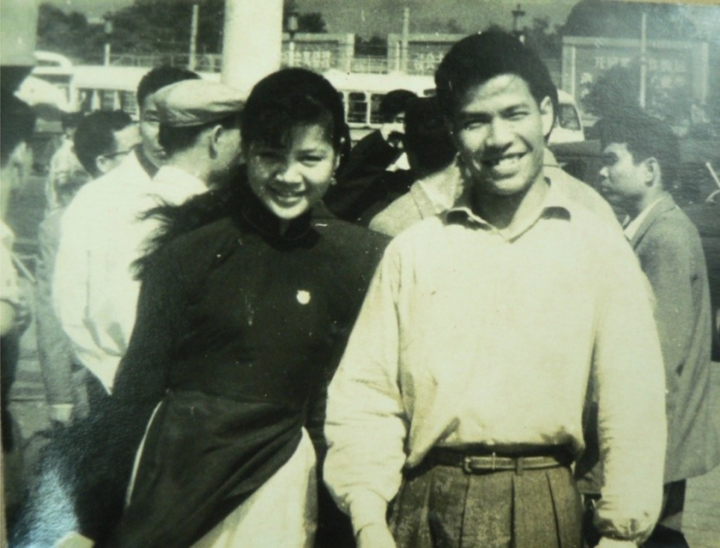 NSND Ngọc Lan và NSND Ngô Mạnh Lân.