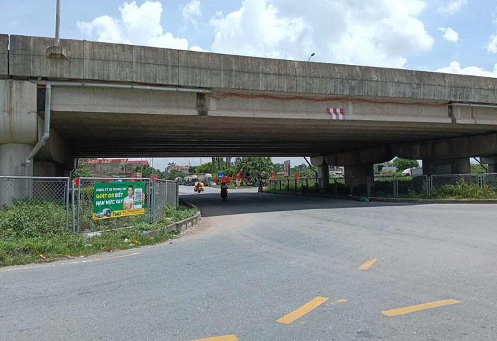 Khu vực xảy ra vụ tai nạn. (Ảnh: M. Ngọc)