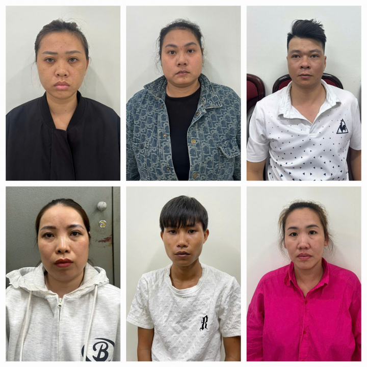 Các đối tượng trong vụ án.
