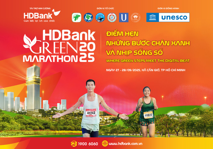 HDBank Green Marathon 2025 - Điểm hẹn của những bước chân xanh và nhịp sống số.