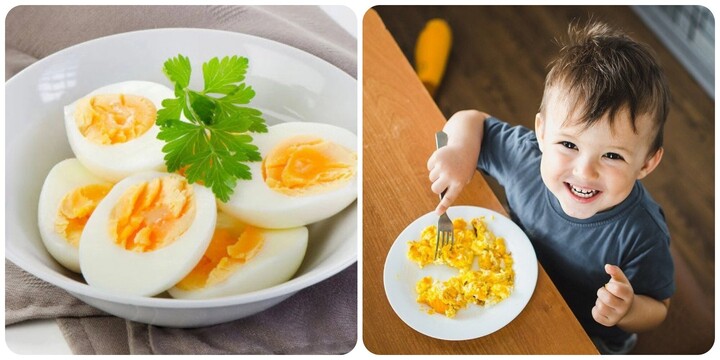 Trứng tốt cho trẻ em nhưng cần ăn đúng cách.