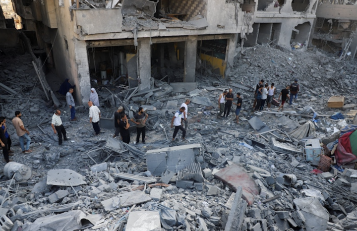 Những người Palestine di tản khác ở al-Mawasi nói với tờ Al Jazeera rằng họ lo ngại ​​sẽ sớm bị đẩy về phía nam, hướng vào Ai Cập. (Ảnh: Reuters)