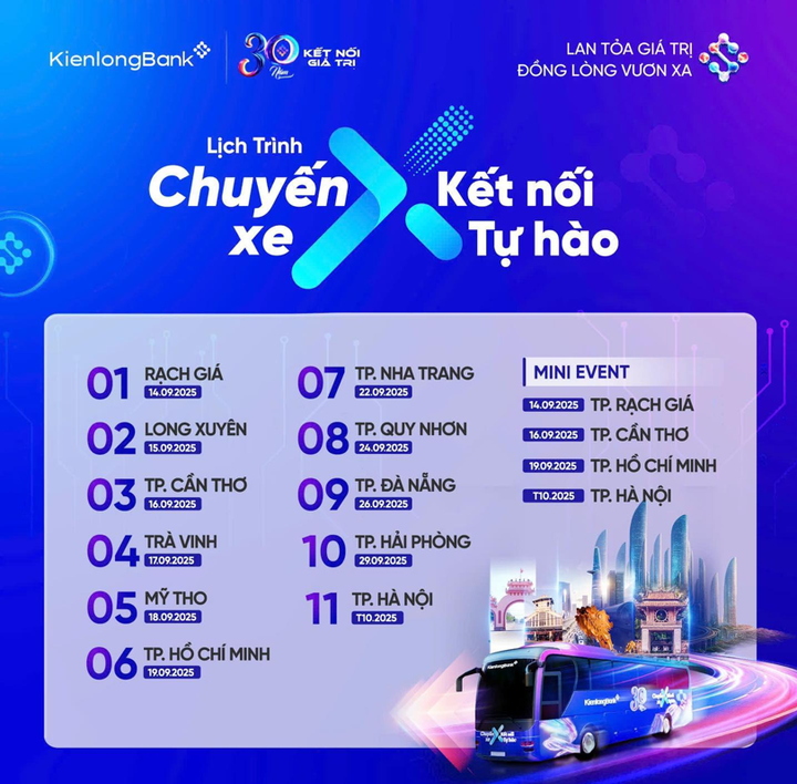 Hành trình tự hào của Chuyến xe X - Kết nối tự hào.