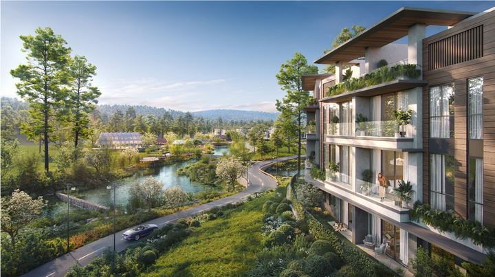 Kiến trúc Đương đại mở ra những trải nghiệm sống gần gũi thiên nhiên: Tầm nhìn khoáng đạt, ánh sáng, gió trời và không khí trong lành lan tỏa trong từng nhịp sống.