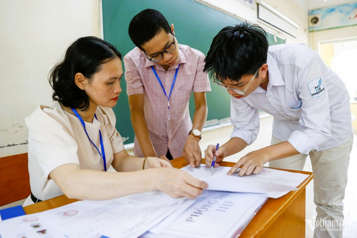 Thí sinh dự thi tốt nghiệp THPT năm 2025. (Ảnh: Phạm Hải)