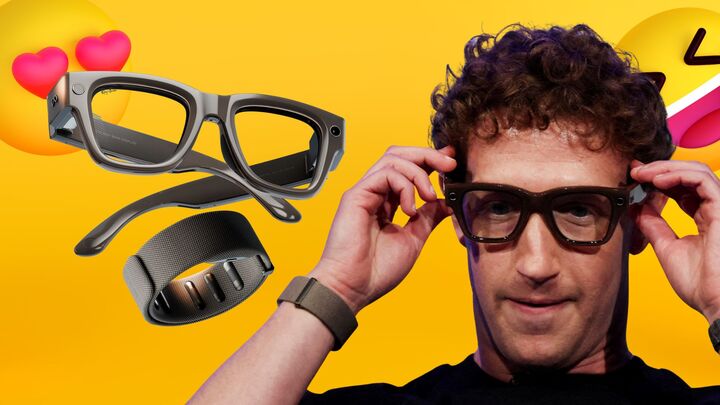 Mark Zuckerberg giới thiệu kính thông minh có màn hình, "búng tay" điều khiển