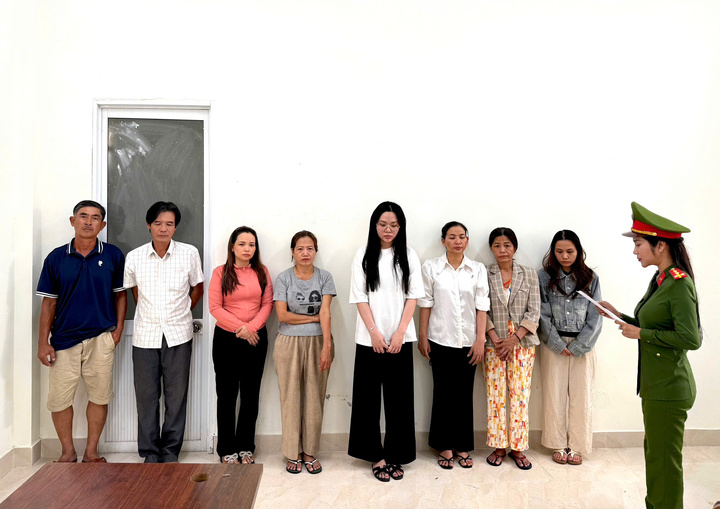 Đường dây lô đề do Nguyễn Thị Bảy cầm đầu vừa bị triệt phá. (Ảnh: C.A)