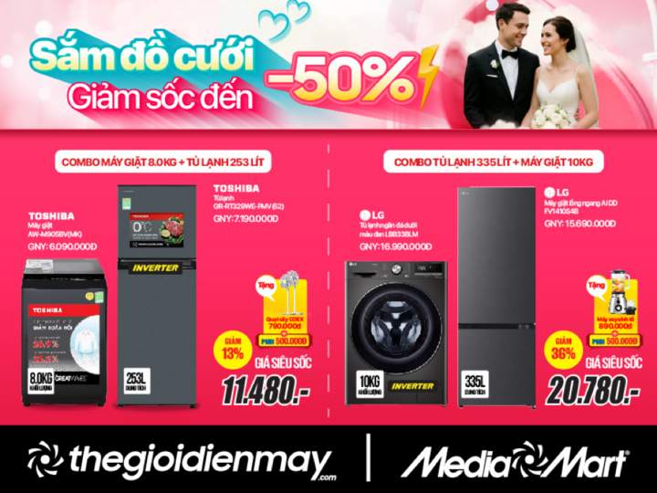 Chào mùa cưới, MediaMart sale lớn đến 50% hàng nghìn sản phẩm - 3