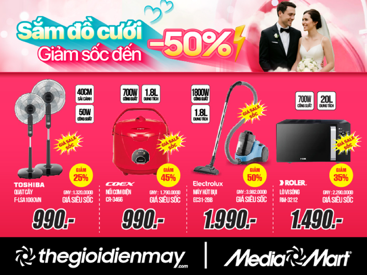 Chào mùa cưới, MediaMart sale lớn đến 50% hàng nghìn sản phẩm - 4