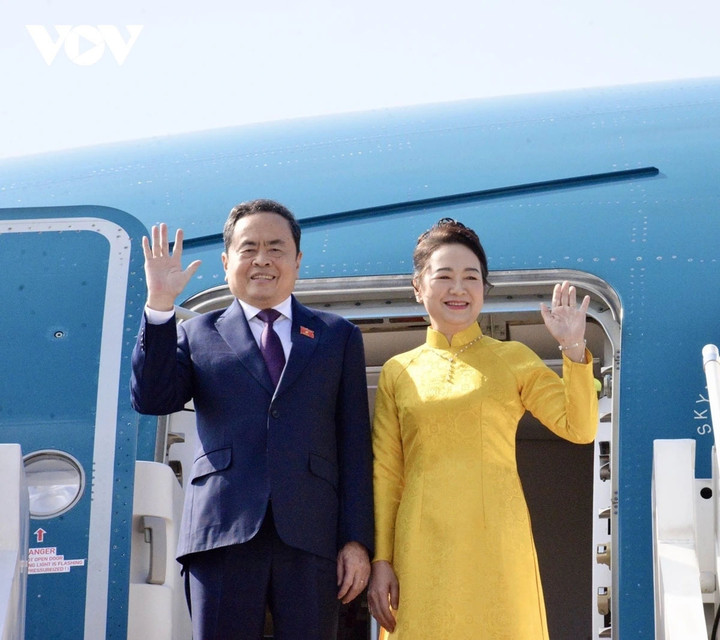 Chủ tịch Quốc hội Trần Thanh Mẫn và Phu nhân.