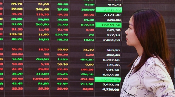 Chuyên gia dự báo thị trường chứng khoán có thể tiếp tục giảm trong tuần tới. (Ảnh minh họa).