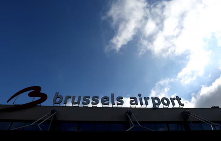 Sân bay quốc tế Brussels, Bỉ. (Ảnh: Reuters)